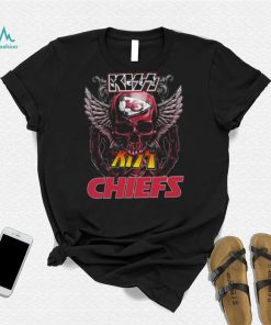 Original Skull Wings Kiss Kansas City Chiefs T Shirt