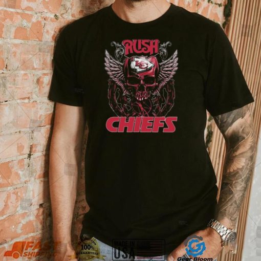 Original Skull Wings Rush Kansas City Chiefs T Shirt