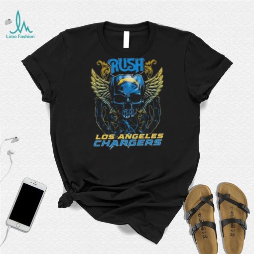 Original Skull Wings Rush Los Angeles Chargers T Shirt