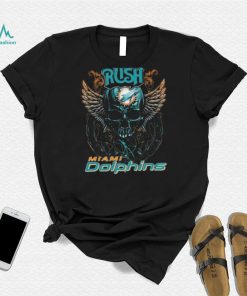 Original Skull Wings Rush Miami Dolphins T Shirt