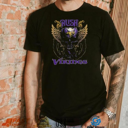 Original Skull Wings Rush Minnesota Vikings T Shirt