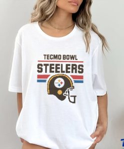 Original Tecmo Bowl Pittsburgh Steelers Helmet T Shirt
