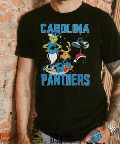 Original The Grinch And Dog Carolina Panthers Ornament Christmas 2023 T Shirt