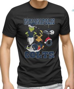 Original The Grinch And Dog Indianapolis Colts Christmas 2023 Shirt