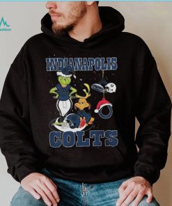 Original The Grinch And Dog Indianapolis Colts Ornament Christmas 2023 T Shirt