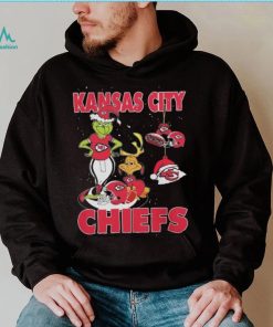 Original The Grinch And Dog Kansas City Chiefs Ornament Christmas 2023 T Shirt