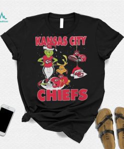 Original The Grinch And Dog Kansas City Chiefs Ornament Christmas 2023 T Shirt