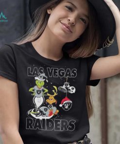 Original The Grinch And Dog Las Vegas Raiders Ornament Christmas 2023 T Shirt