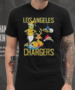 Original The Grinch And Dog Los Angeles Chargers Ornament Christmas 2023 T Shirt