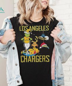 Original The Grinch And Dog Los Angeles Chargers Ornament Christmas 2023 T Shirt