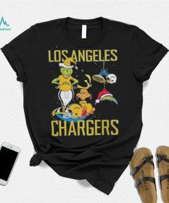 Original The Grinch And Dog Los Angeles Chargers Ornament Christmas 2023 T Shirt