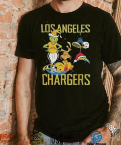 Original The Grinch And Dog Los Angeles Chargers Ornament Christmas 2023 T Shirt