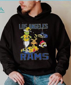 Original The Grinch And Dog Los Angeles Rams Ornament Christmas 2023 T Shirt
