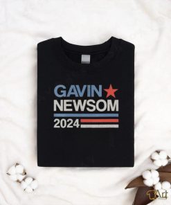 Original Vintage Gavin Newsom 2024 For President Election Campaign T Shirt