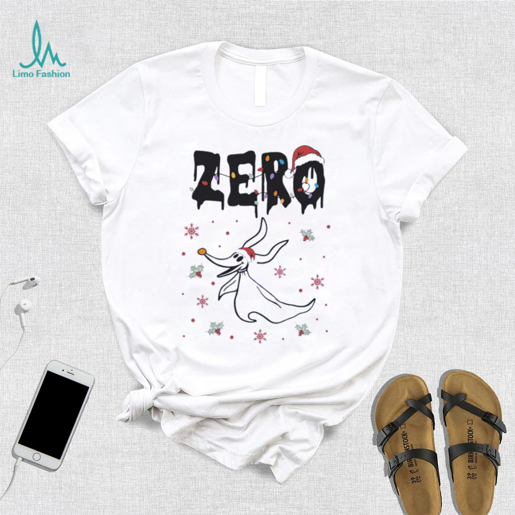 Original Zero santa nightmare before Christmas light Shirt Original Zero santa nightmare before Christmas light Shirt