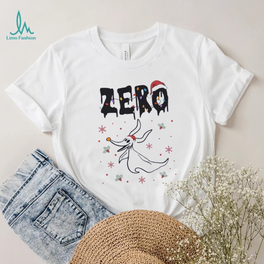 Original Zero santa nightmare before Christmas light Shirt Original Zero santa nightmare before Christmas light Shirt