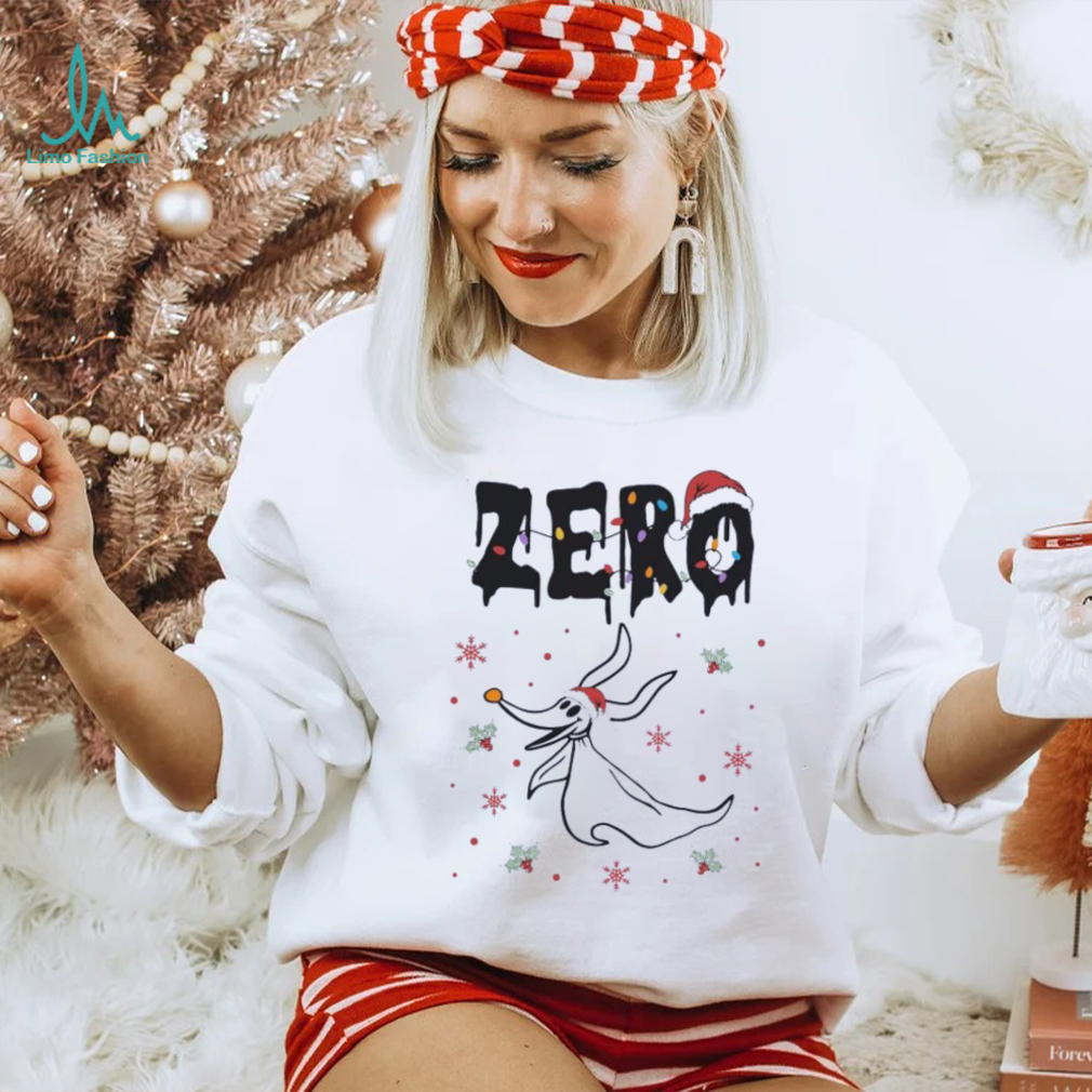 Original Zero santa nightmare before Christmas light Shirt Original Zero santa nightmare before Christmas light Shirt