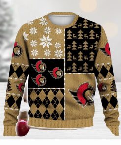 Ottawa Senators Ice Hockey NHL Ugly Christmas Sweater