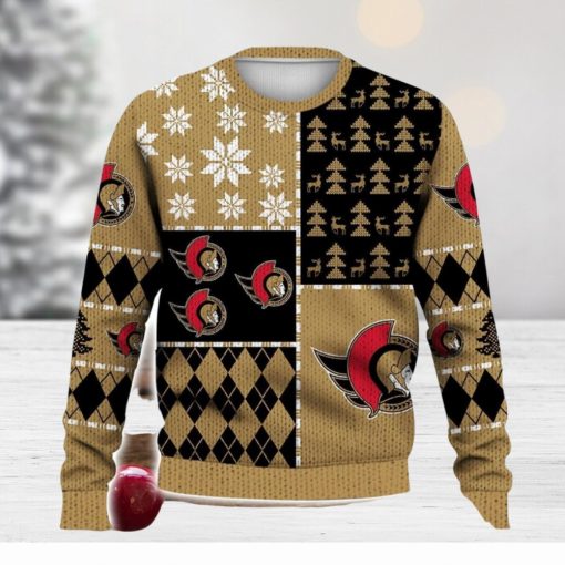 Ottawa Senators Ice Hockey NHL Ugly Christmas Sweater