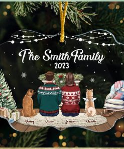 Our Christmas Is Finally Here Memorial Personalized Custom Ornament