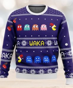 PACMAN waka waka Ugly Christmas Sweater 3D All Over Printed Christmas Sweater