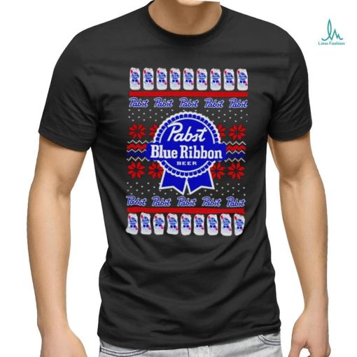 Pabst Blue Ribbon Ugly Christmas shirt