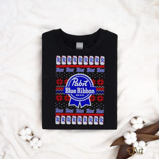 Pabst Blue Ribbon Ugly Christmas shirt