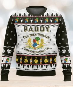 Paddys Irish Whiskey Ugly Christmas Sweater 2023 Christmas Gift 3D Sweater