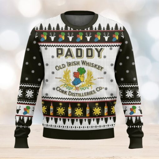 Paddys Irish Whiskey Ugly Christmas Sweater 2023 Christmas Gift 3D Sweater