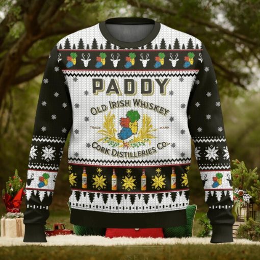 Paddys Irish Whiskey Ugly Christmas Sweater 2023 Christmas Gift 3D Sweater