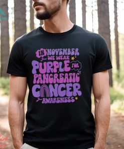 Pancreatic Cancer Support Shirts Purple Ribbon T Shirt