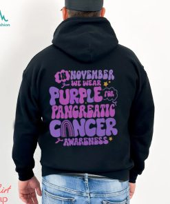 Pancreatic Cancer Support Shirts Purple Ribbon T Shirt