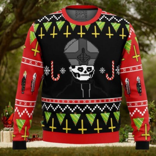 Papa Emeritus Ugly Christmas Sweater