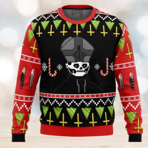 Papa Emeritus Ugly Christmas Sweater