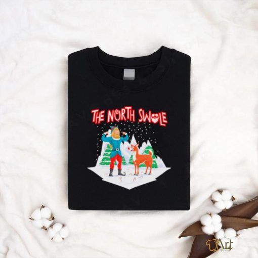 Papa Swolio Elf and Reindeer the north swole shirt