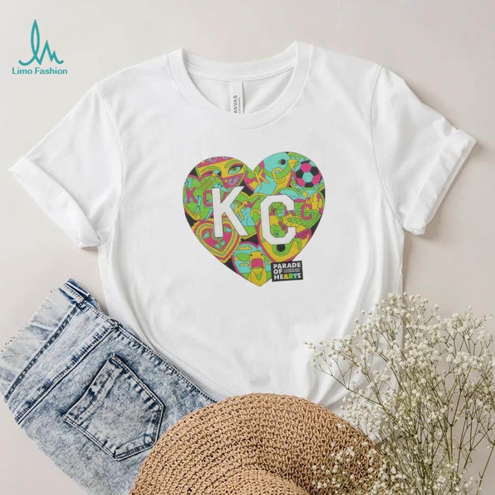 Parade of hearts KC vintage shirt Parade of hearts KC vintage shirt