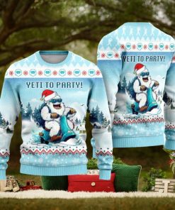 Party Funny Bigfoot With Snow Ugly Christmas Sweater Funny Gift For Men And Women Family Holidays