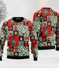 Patchwork Xmas Pattern Christmas Unisex Ugly Sweater Special Gift For Men Women