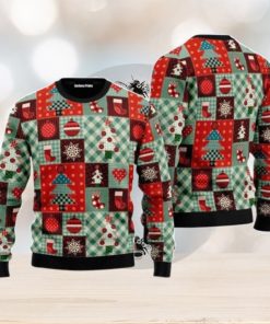 Patchwork Xmas Pattern Christmas Unisex Ugly Sweater Special Gift For Men Women