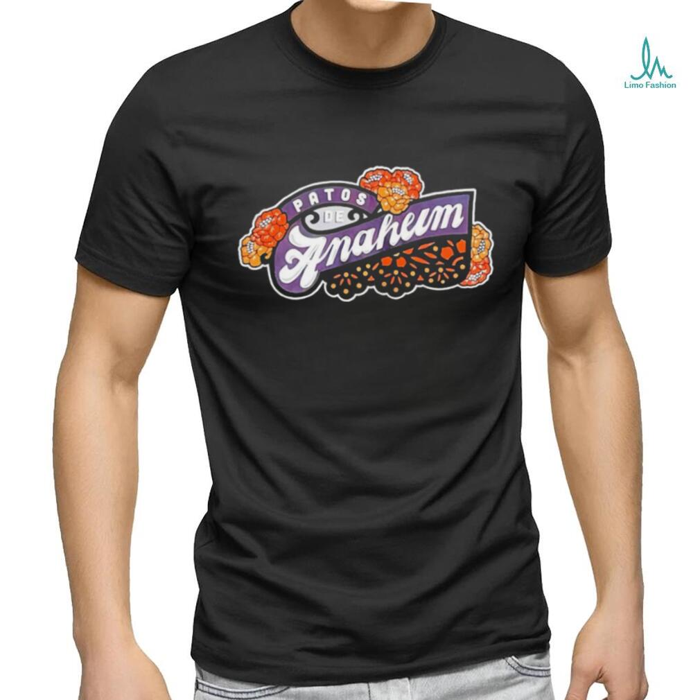 Patos De Anaheim flowers logo shirt Patos De Anaheim flowers logo shirt