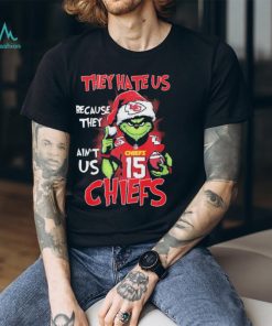 Patrick Mahomes Grinch Christmas They Hate Us Because Ain’t Us Chiefs Shirt