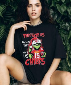 Patrick Mahomes Grinch Christmas They Hate Us Because Ain’t Us Chiefs Shirt