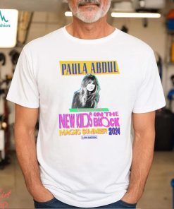 Paula Abdul New Kids On The Block The Magic Summer 2024 Tour Shirt, New Kids On The Block Concert 2024 T Shirt, New Kids On The Block Merch