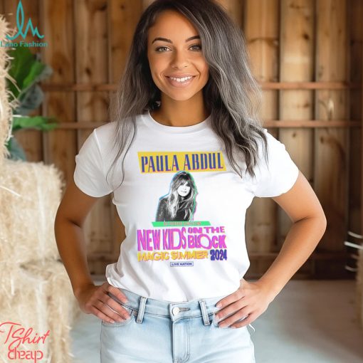 Paula Abdul New Kids On The Block The Magic Summer 2024 Tour Shirt, New Kids On The Block Concert 2024 T  Shirt, New Kids On The Block Merch