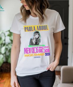 Paula Abdul New Kids On The Block The Magic Summer 2024 Tour Shirt, New Kids On The Block Concert 2024 T Shirt, New Kids On The Block Merch