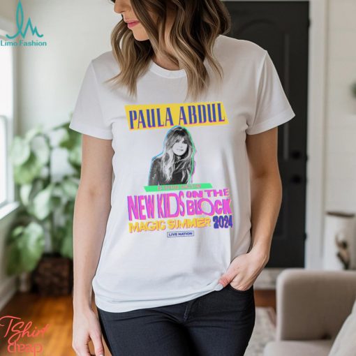 Paula Abdul New Kids On The Block The Magic Summer 2024 Tour Shirt, New Kids On The Block Concert 2024 T  Shirt, New Kids On The Block Merch