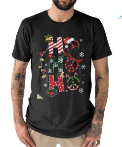 Peace Signs Ho Ho Ho Xmas Shirt