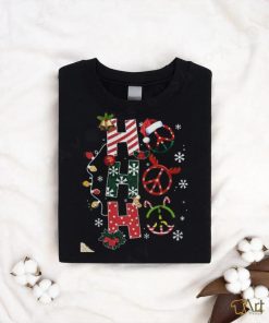 Peace Signs Ho Ho Ho Xmas Shirt