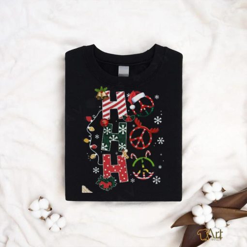 Peace Signs Ho Ho Ho Xmas Shirt