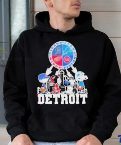 Peanut Character Detroit Sport Team Abbey Road Skyline 2023 shirt